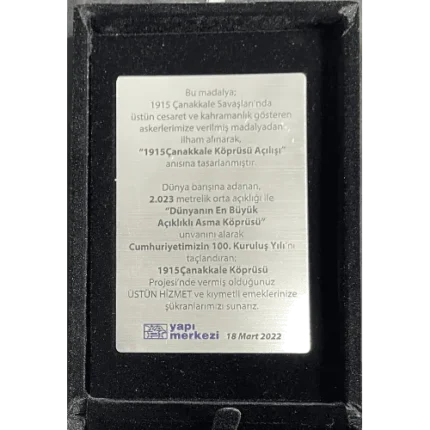 1915 chanakkale Bridge Superior Service Medal