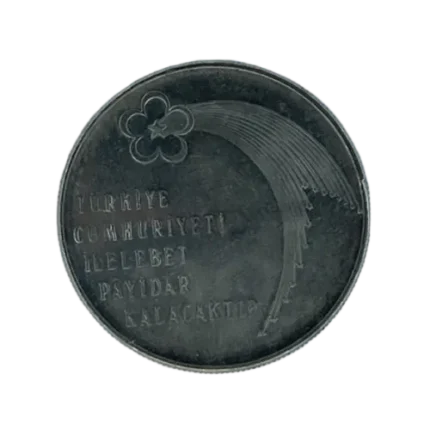 1973 YEAR 50TH 100 LIRA MINT SILVER