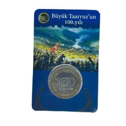 2022 YEAR GREAT ATTACK 1 LIRA IN SPECIAL KIT-UNC