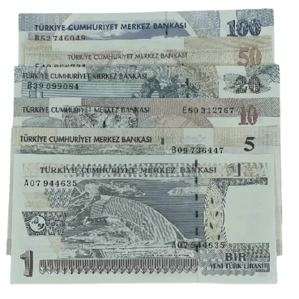 8.EMISSION YTL FULL SET UNC