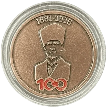 Atatürk Temalı Bronz Madalya