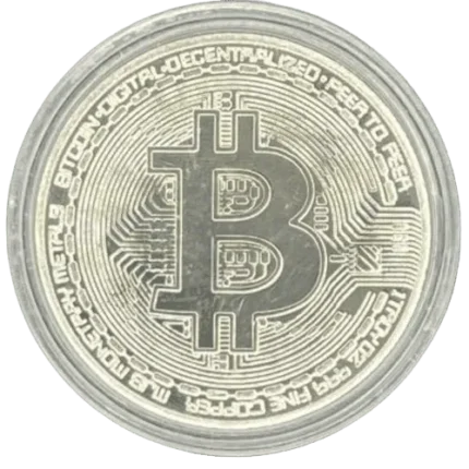 Bitcoin Gümüş Kaplama çil