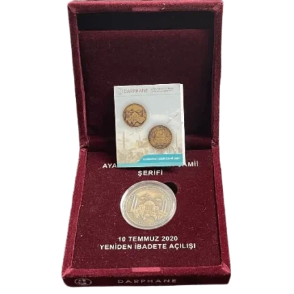 Ayasofya Camii Madeni Para Bronz Kutu Sertifikalı