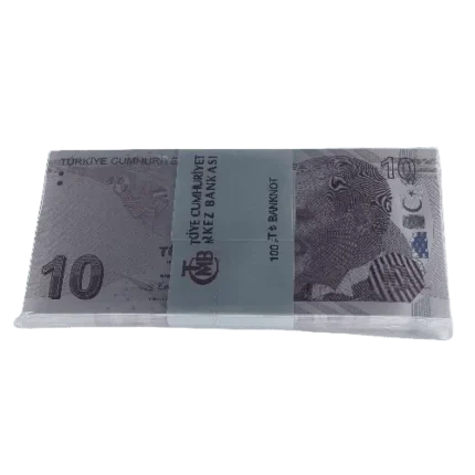 Turkey 10 tl bundle unc