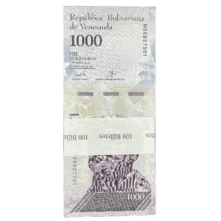 Venezuela 1000 Bolivares çil Deste