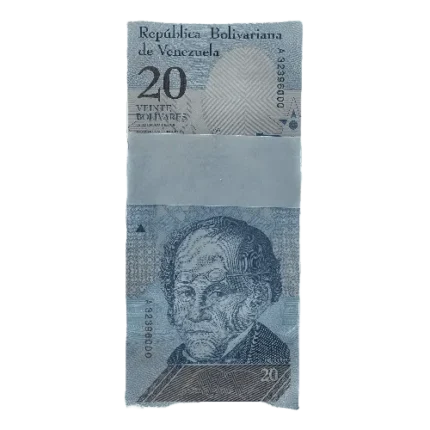 Venezuela 20 Bolivares Unc Bundle
