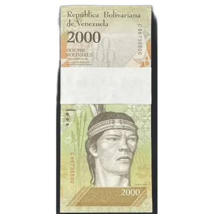 Venezuela 2000 Bolivares çil Deste
