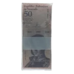 Venezuela 50 Bolivares Unc Bundle