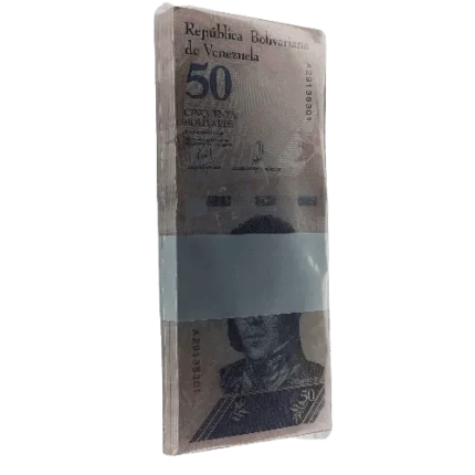 Venezuela 50 Bolivares çil Deste